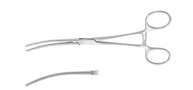 ДЕ’БЕКІ-БЕЙНБРІДЖ АТРАВМАТ. ЗАТИСКАЧ ВИГНУТ. 180MM